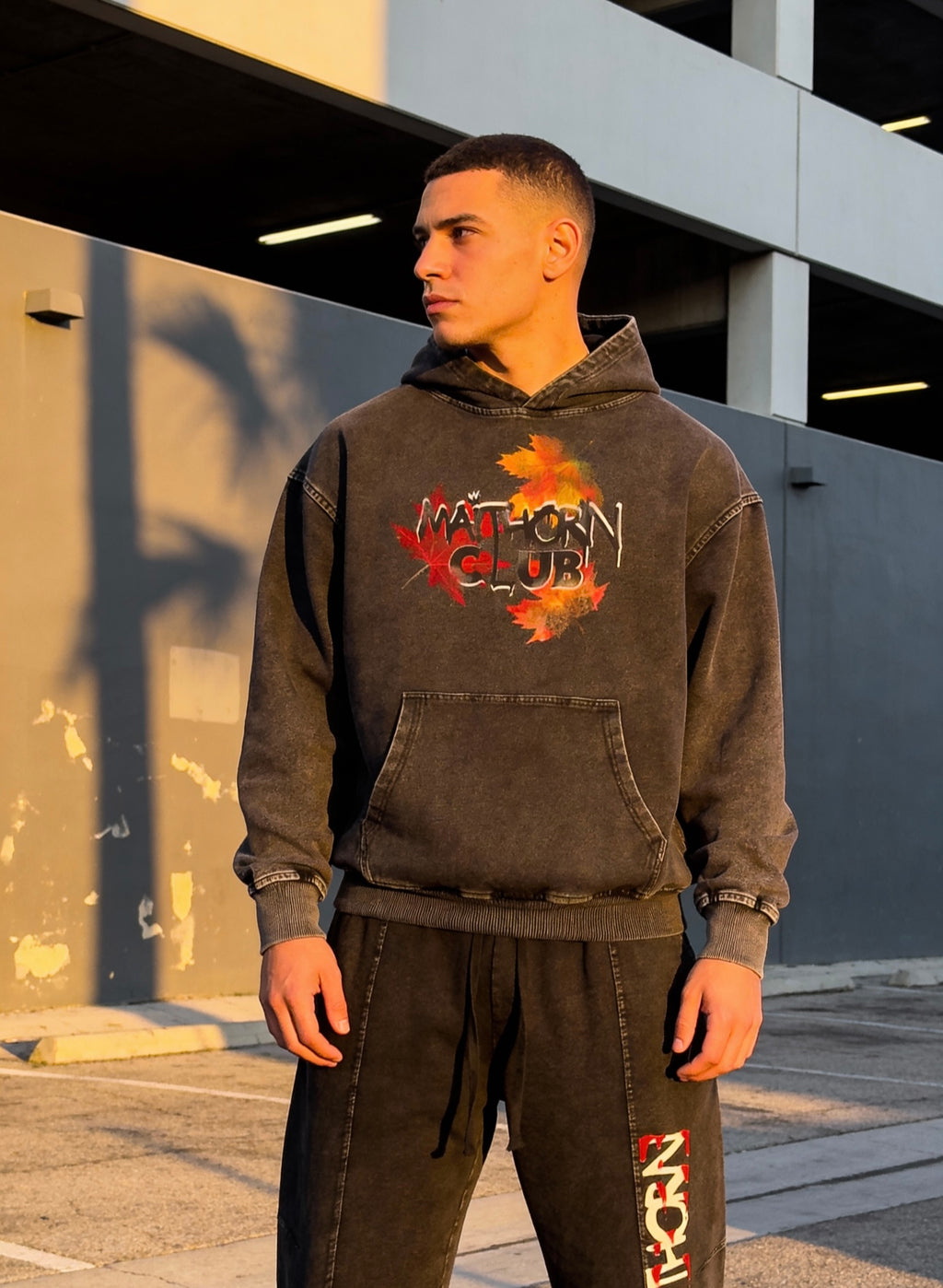 Mapple Flame Oversized Hoodie